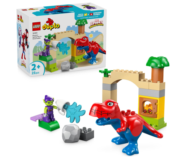 LEGO DUPLO 10463 Dinozaur Spidey-Rex i Zielony Goblin - 1488998 - zdjęcie 2